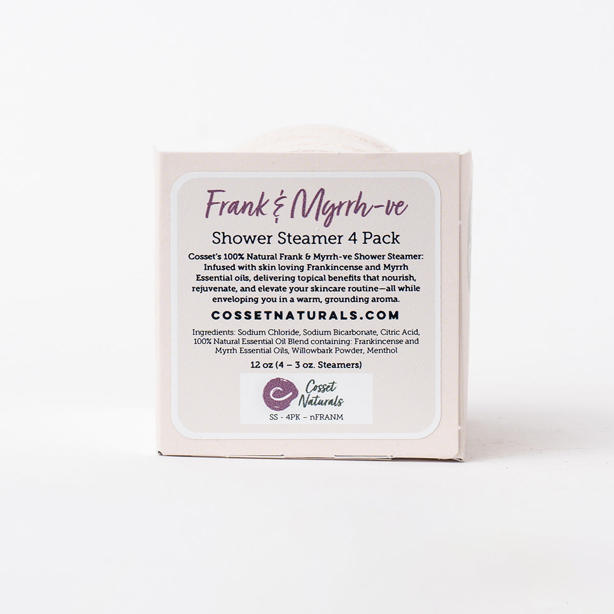 Frank & Myrrh-ve Shower Steamer, 4pk - Limited Quantities