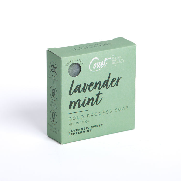 Lavender Mint - Cold Process Palm Free Soap